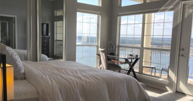 Private bedroom at Men's Condo
